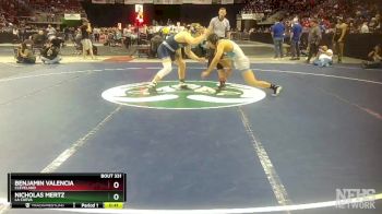 5A 172 lbs Cons. Semi - Nicholas Mertz, La Cueva vs Benjamin Valencia, Cleveland