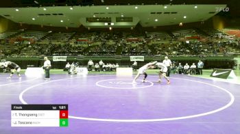 146 lbs Final - Tommy Thongseng, Exeter Union vs Joseph Toscano, Buchanan