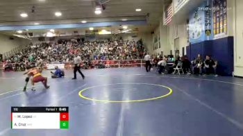 116 lbs Cons. Round 1 - Meztli Lopez, Oxnard vs Andrea Cruz, Arroyo