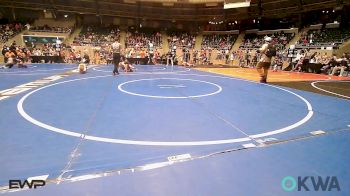 52 lbs Round Of 16 - Fredrick Ahrberg, Cushing Tigers vs Tayt Todd, Eufaula Ironheads Wrestling Club