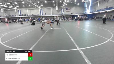 157 lbs Round Of 64 - Sammy Sasso, Ohio State vs Billy Templeton, F&M