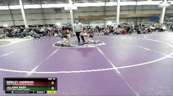 95 lbs Cons. Round 4 - Lilliona Rady, Lake Hazel Middle School vs Berkley Anderson, New Plymouth Middle School