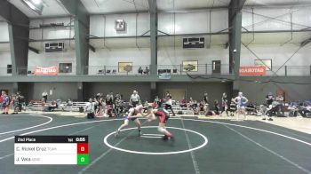 95 lbs 2nd Place - Cato Rickel Cruz, Team Aggression vs Joel Vela, Askeo International Mat Club