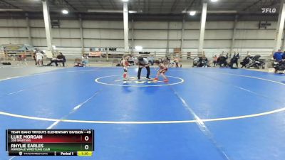 49 lbs Round 2 - Luke Morgan, 208 Spartans vs Rhylie Earles, Homedale Wrestling Club