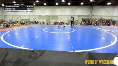 70 lbs Rr Rnd 4 - Cayson Delgado, MOJO 9U vs Walker Diaz, Shelton Wrestling Academy 9U