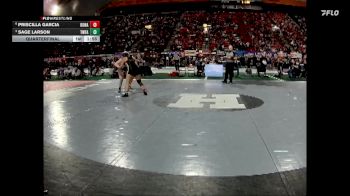 G 185 lbs Quarterfinal - Sage Larson, Twin Falls vs Priscilla Garcia, Kuna