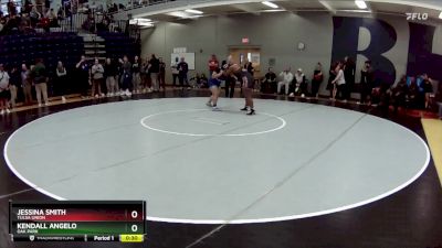 190 lbs. Cons. Round 6 - Jessina Smith, Tulsa Union vs Kendall Angelo, Oak Park