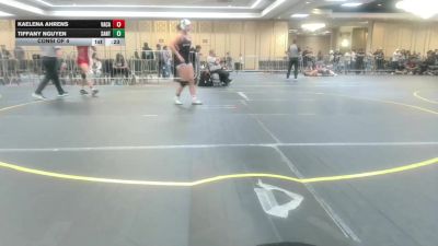 130 lbs Consi Of 4 - Kaelena Ahrens, Vacaville WC vs Tiffany Nguyen, Santa Ana HS