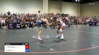 59 kg Round 1 - Jacarra Winchester, USOPTC/ TMWC vs Michaela Beck, USOPTC/ TMWC