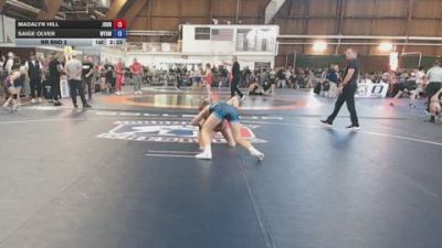 122 kg Rr Rnd 2 - Madalyn Hill, Journeymen vs Saige Olver, Wyoming Seminary