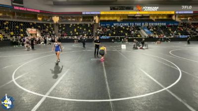 120 lbs Champ. Round 1 - Erica Irvine, Don Bosco vs Sophia Beebe, West Marshall