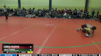 115 lbs Round 1 - Corbyn Holdeman, CrassTrained: Weigh In Club vs Cruz Flugum, Lake Mills Youth Wrestling