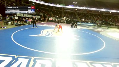 120 lbs 5th Place Match - Tayah Beach, SVEC vs Rylie Meagher, Camden