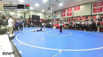 110 lbs Rr Rnd 1 - Hayden Chambers, Bristow vs Analee Anderson, McAlester