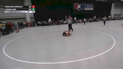 126 lbs Cons. Rd Of 16 - Sebastian Gonzalez, Eagle Empire Wrestling vs Landon Lane, Angry Fish Wrestling