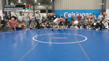 109 lbs Rr Rnd 7 - Carson Raper, NC United - BHS vs Maximillian Shvartsman, DoughBoy WC - BHS