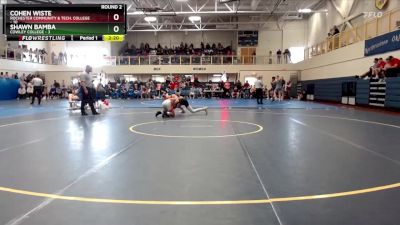 149 lbs Round 2 (6 Team) - Shawn Bamba, Cowley College vs Cohen Wiste, Rochester Community & Tech. College