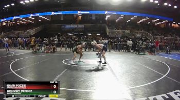 2A 132 lbs Quarterfinal - Gavin Pozzie, Parrish High School vs Gregory Mendez, Mater Academy