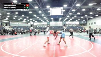 157 lbs Quarterfinal - Brady Campbell, The Citadel vs Braylan Cosper, Winesburgh