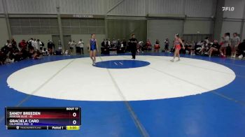 105 lbs Semis & 3rd Wb (16 Team) - Sandy Breeden, Missouri Blue vs Graciela Caro, California Red