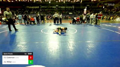 50 lbs Semifinal - Delaney Coleman, Cordoba Trained vs Ava Miller, Kinnelon