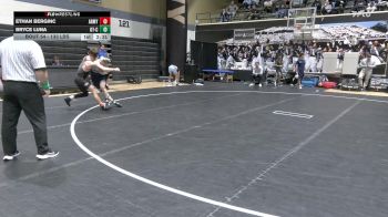133 lbs Quarterfinal - Ethan Berginc, Army vs Bryce Luna, Tennessee-Chattanooga