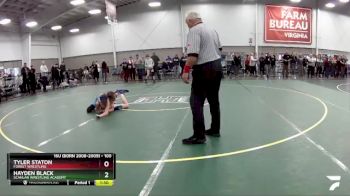 100 lbs Semifinal - Tyler Staton, Forest Wrestling vs Hayden Black, Scanlan Wrestling Academy