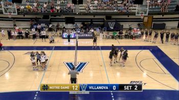 Replay: Notre Dame vs Villanova - Women's | Sep 1 @ 7 PM