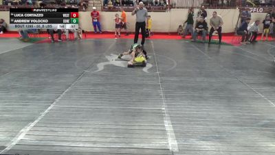 55_B lbs Consi Rd 1 32 #2 - Luca Cortazzo, West Jefferson Hills vs Andrew Volocko, Conemaugh Township