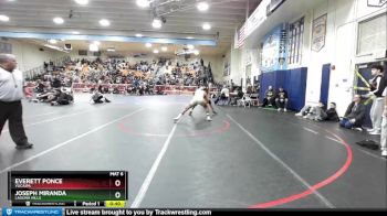 145 lbs Cons. Round 2 - Everett Ponce, Yucaipa vs Joseph Miranda, Laguna Hills