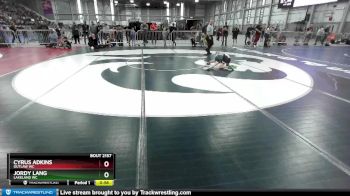 53 lbs Cons. Round 1 - Cyrus Adkins, Outlaw WC vs Jordy Lang, Lakeland WC