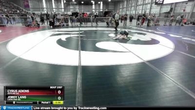 53 lbs Cons. Round 1 - Cyrus Adkins, Outlaw WC vs Jordy Lang, Lakeland WC