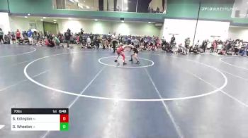 70 lbs Consi Of 16 #2 - Sanchir Edington, AL vs Dino Wheelan, IA