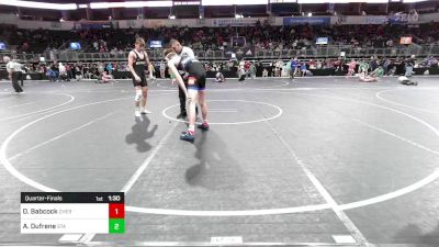 133 lbs Quarterfinal - Owen Babcock, Cherokee Trail vs Ayden Dufrene, St. Amant Wrestling Club