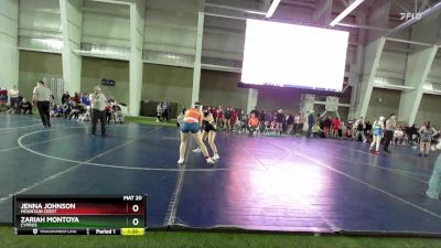 135 lbs Cons. Round 3 - Zariah Montoya, Cyprus vs Jenna Johnson, Mountain Crest