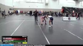 101 lbs 2nd Wrestleback (16 Team) - Ivy Navarro, University Of Providence vs Sydney Kutzke, Indiana Tech