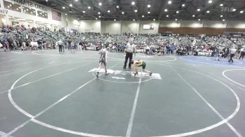 86 lbs Quarterfinal - Jonathan King, Orland Wrestling vs Maverick McGath, Argonaut Jr Mustangs