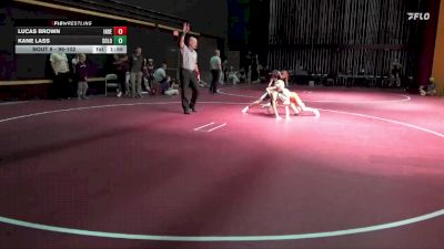 96-102 lbs 1st Place Match - Lucas Brown, Independence vs Kane Lass, Solon
