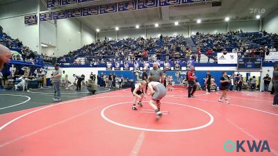 90 lbs Semifinal - Troy Butler, Weatherford Youth Wrestling vs River Holcomb, Tecumseh Youth Wrestling