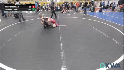 52 lbs Final - Riley Stegeman, Raw Wrestling Club vs Caulyer Cassity, Barnsdall Youth Wrestling