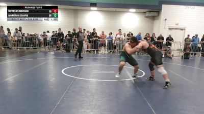 215 lbs Round Of 64 - Steele Brown, GA vs Satoshi Davis, NV
