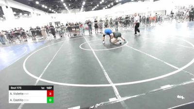 215 lbs Semifinal - Achilles Violette, Riverside Rascals vs Adan Castillo, Clovis