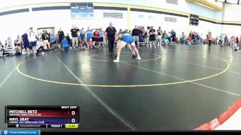 160 lbs Semifinal - Mitchell Betz, Western Wrestling Club vs Nayl Sbay, Carmel USA Wrestling Club