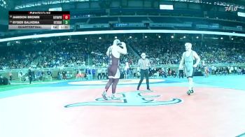 D2-285 lbs Quarterfinal - Ryder Balkema, Otsego vs Jamison Brown, Eaton Rapids