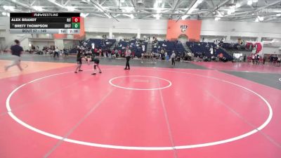 149 lbs Champ. Round 2 - Brett Thompson, Slippery Rock Club Team vs Alex Brandt, RIT