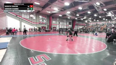 120 lbs Champ. Round 2 - Jocelyn Chacon, Mission Viejo vs Addison Chaires, Bonita