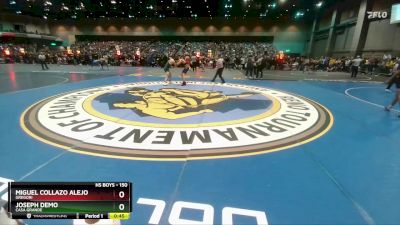 150 lbs Cons. Round 2 - Joseph Demo, Casa Grande vs Miguel Collazo Alejo, Gregori