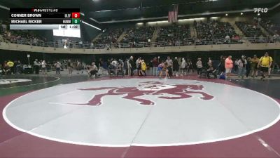 115 lbs Consi Of 8 #1 - Conner Brown, Oley vs Michael Ricker, Hummelstown