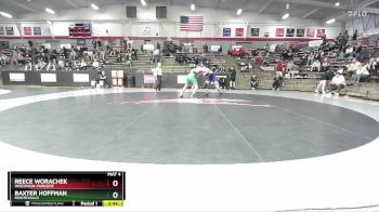 184 lbs Champ. Round 2 - Baxter Hoffman, Montevallo vs Reece Worachek, Wisconsin-Parkside