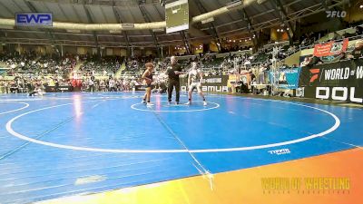 130 lbs Semifinal - Brinsley Sheridan, Warrior Ridge vs Jayvyn Allami, Team Tulsa Wrestling Club